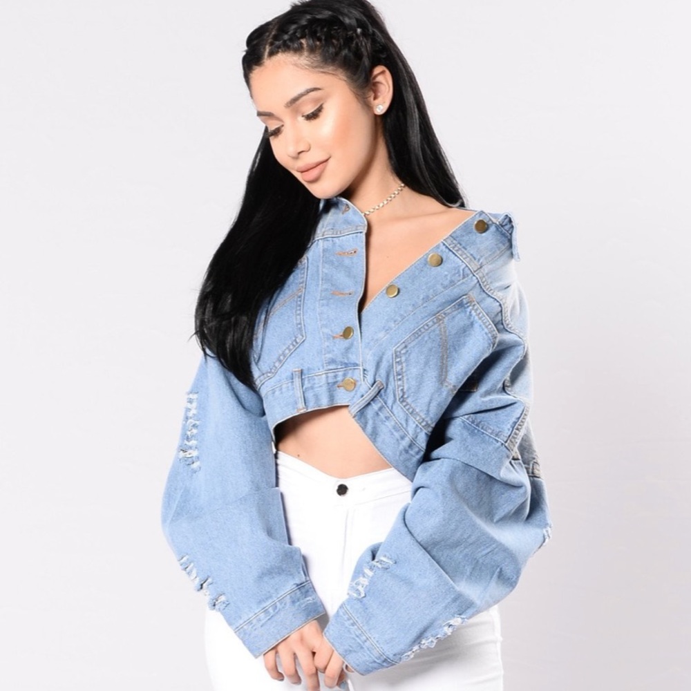 Born For This Jacket - Light Denim